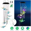 Solar Wind Chime Lights Butterfly Decorative Lamp 7 Color Changing IP55 Waterproof Hanging String Lights For Home Garden Party Festival