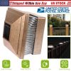 Solar Post Lights Garden Post Cap Light Solar LED Night Light White LED Lighting for 5x5 Inch Wood Post Fence Deck Patio-Copper