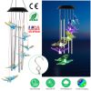 Solar Wind Chime Lights Butterfly Decorative Lamp 7 Color Changing IP55 Waterproof Hanging String Lights For Home Garden Party Festival