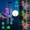 Solar Wind Chime Lights Bee Decorative Lamp 7 Color Changing IP55 Waterproof Hanging String Lights For Home Garden Party Festival