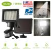 Solar Wall Lights 120 LEDs Flood Lights Outdoor 120° Motion Sensor Lamps 180°Illumination IP65 Waterproof w/ 15.5ft Charging Cable for Garage Garden F