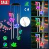 Solar Wind Chime Lights Bee Decorative Lamp 7 Color Changing IP55 Waterproof Hanging String Lights For Home Garden Party Festival