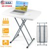 Folding Snack Table Height Adjustable Dining Tea Coffee Table TV Side Tray Laptop Desk For Home Office Indoor Outdoor Use