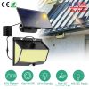 Solar Powered Wall Lights Motion Sensor Outdoor Lamps with Separate Solar Panel 3 Modes 468Pcs Beads Max 120° Sensing Angle IP65 Waterproof Lights for