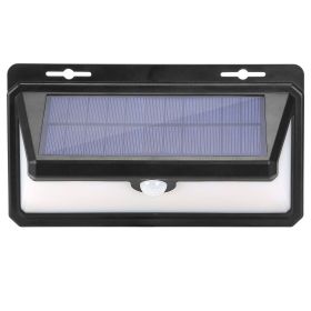 158LEDS Solar Lights Outdoor Flickering Flame Wall Lights Motion Sensor IP65 Waterproof