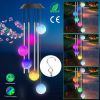 Solar Wind Chime Lights Ball Decorative Lamp 7 Color Changing IP55 Waterproof Hanging String Lights For Home Garden Party Festival