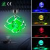 Spiral Spinner Solar Lights Wind Chime LED Color Changing Hanging Wind Lamp Waterproof Decorative Night Lamp For Lawn Yard Balcony Porch