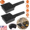 2Pcs Gutter Downspout Extension Low Profile No Deep Digging Catch Basin Downspout Extender with 4.9FT Flexible Extendable Hose For House Foundation Pr