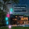 Solar Powered Angel Lights Wind Chimes LED Color Changing Hanging Wind Lamp Water Resistant Decorative Night Lamp For Lawn Yard Balcony Porch