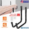 2Pcs Heavy Duty Big Garage Storage Hooks Hanger Wall Mount Utility Hooks for Ladders Bike Surfboard Kayak