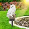 Solar Powered Owl Garden Light IP65 Waterproof LED Owl Landscape Lamp Decorative Lawn Lights For Yard Driveway Walkway Patio