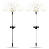 2Pcs Solar Powered Starburst Lights 240 LEDs Firework Lamp Garden Path Decor Lights