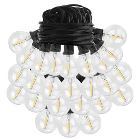 25FT Decorative Globe String Lights Outdoor Indoor 25Pcs Bulb Light Strings Fairy String Lamps for Garden Lawn Patio Cafe Party (Option: 25FT_UK)