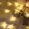 Star Fairy Lights Garden Lights 40LEDS 13.12FT String Lamp Decorative Lights Flash Constant LED Lights Battery Operated For Curtain Wedding Room Garde