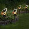 Solar Powered Owl Garden Light IP65 Waterproof LED Owl Landscape Lamp Decorative Lawn Lights For Yard Driveway Walkway Patio