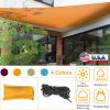 Shade Sail Patio Cover Shade Canopy Camping Sail Awning Sail Sunscreen Shelter Triangle Cover For Kindergarten Playground Outdoor