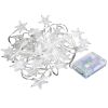 Star Fairy Lights Garden Lights 40LEDS 13.12FT String Lamp Decorative Lights Flash Constant LED Lights Battery Operated For Curtain Wedding Room Garde